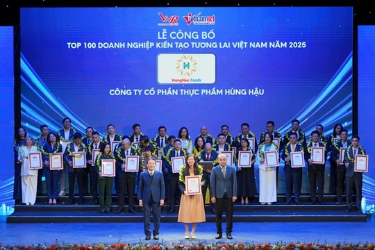 HungHau Foods được xướng tên trong Top 100 doanh nghiệp kiến tạo tương lai Việt Nam