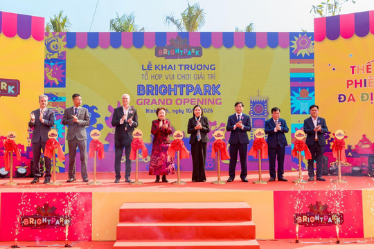 Khai trương tổ hợp giải trí Bright Park, nâng tầm trải nghiệm du lịch tỉnh Ninh Bình