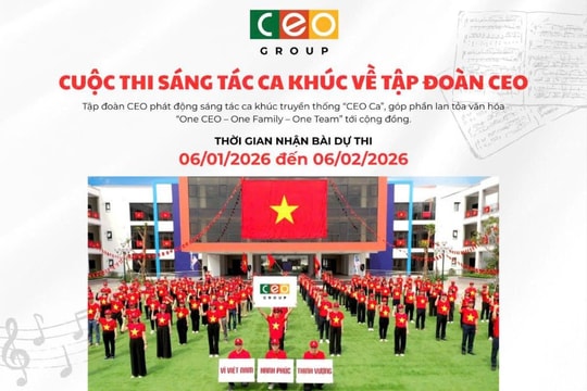 Tập đoàn CEO phát động sáng tác ca khúc “CEO ca”, lan toả văn hóa One CEO – One Family – One Team