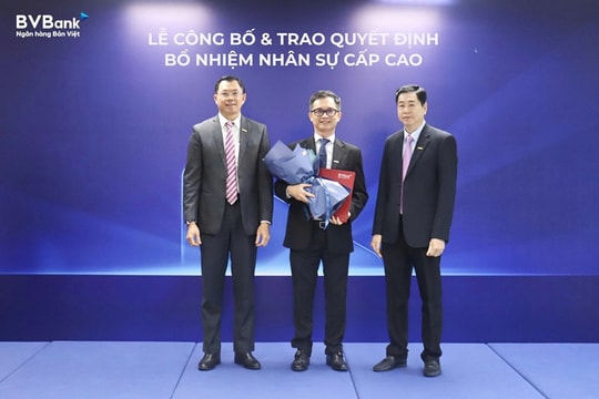 BVBank bổ nhiệm Phó Tổng Giám đốc và Kế toán trưởng mới