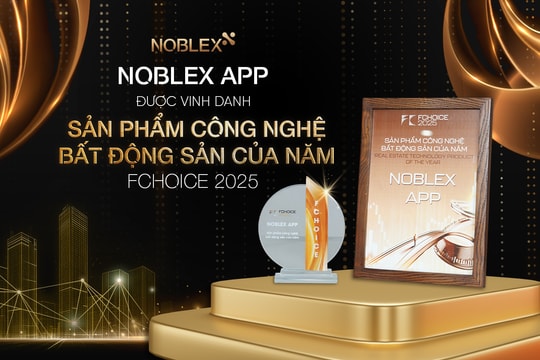 NOBLEX APP được vinh danh “Sản phẩm Công nghệ Bất động sản của năm”