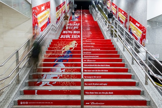 Budweiser ăn mừng mọi thành tựu ở Metro