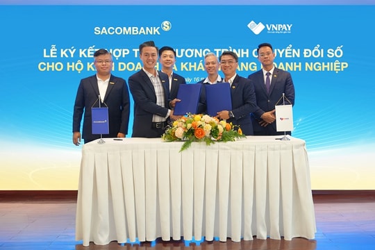 Sacombank và VNPAY hợp tác triển khai thanh toán và nộp thuế số