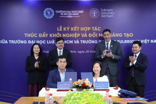 Đại học Luật TP.HCM và Fulbright Việt Nam chung tay xây dựng hệ sinh thái khởi nghiệp