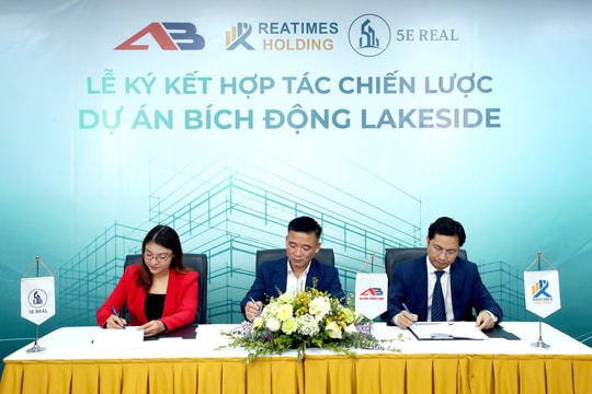 5E Real ký kết hợp tác phân phối dự án Bích Động Lakeside Bắc Ninh