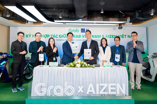 Grab Việt Nam hợp tác với AIZEN Việt Nam