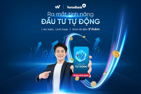 VietinBank ra mắt tính năng “Đầu tư tự động” trên nền tảng V-Wealth