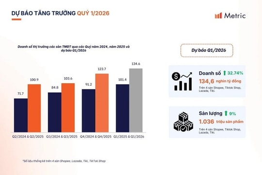 Thị trường thương mại điện tử Việt Nam 2025 đạt gần 430.000 tỷ đồng