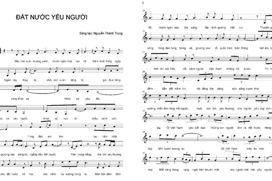 Chuỗi sáu ca khúc về đất nước của Nguyễn Thành Trung trong diễn ngôn dân tộc đương đại: Hệ mỹ học đất nước có cấu trúc