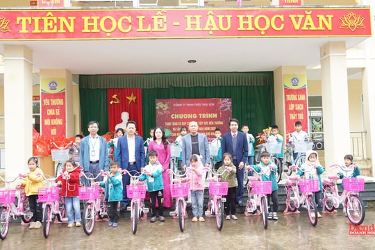 Công ty TNHH Triệu Thái Sơn chung tay chăm lo an sinh xã hội dịp Tết