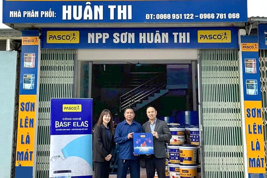 Nhà phân phối Sơn Pasco Huân Thi "Sơn thật - Giá trị thật" giữa thủ phủ công nghiệp Bắc Ninh