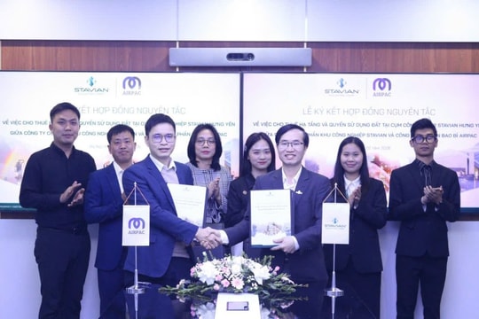 Cụm Công nghiệp Stavian Hưng Yên ký thoả thuận thuê hạ tầng với nhiều doanh nghiệp