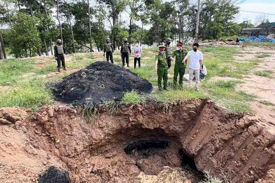 Hàng nghìn tấn chất thải nằm dưới lòng đất và câu hỏi trách nhiệm