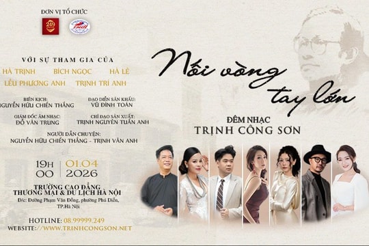 Đêm nhạc “Nối Vòng Tay Lớn”: Không gian kết nối những người yêu nhạc Trịnh Công Sơn