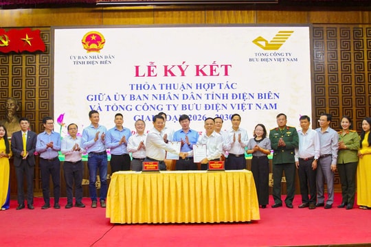 Tổng công ty Bưu điện Việt Nam và UBND tỉnh Điện Biên ký kết Thỏa thuận hợp tác giai đoạn 2026-2030