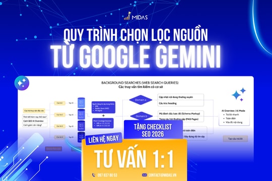 Midas Agency: Tiên phong GEO, giúp Website được trích dẫn trên AI Search