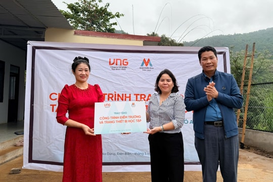 Quỹ Kiến tạo Ước mơ hỗ trợ hơn 1,5 tỷ đồng cải tạo hai điểm trường mầm non vùng cao Điện Biên