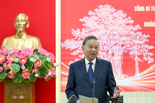 Tổng Bí thư Tô Lâm: Báo Nhân Dân phải là trung tâm tư tưởng, chính luận, định hướng nhận thức xã hội