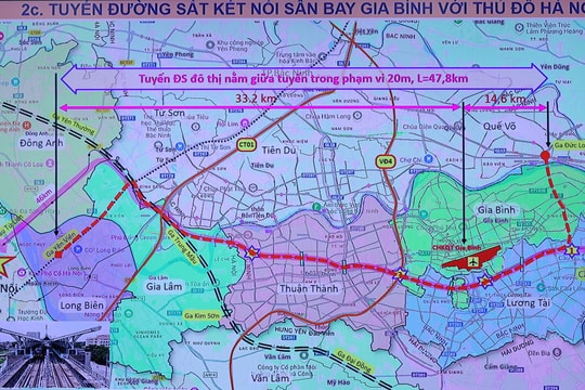 Làm đường nối sân bay Gia Bình với Thủ đô Hà Nội (đoạn qua Bắc Ninh) theo hình thức xây dựng khẩn cấp