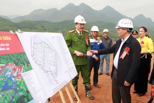 Lai Châu: Khởi công 6 dự án Trường phổ thông nội trú liên cấp các xã biên giới