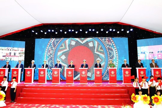 Nghệ An: Khởi công đồng loạt trường phổ thông nội trú liên cấp vùng biên giai đoạn 2