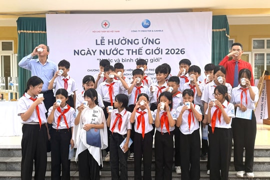 P&G Việt Nam đã đóng góp hơn 100 triệu lít nước sạch cho cộng đồng