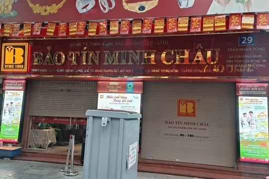 Vàng trong nước giảm nhẹ, Bảo Tín Minh Châu tạm ngưng cập nhật giá vàng