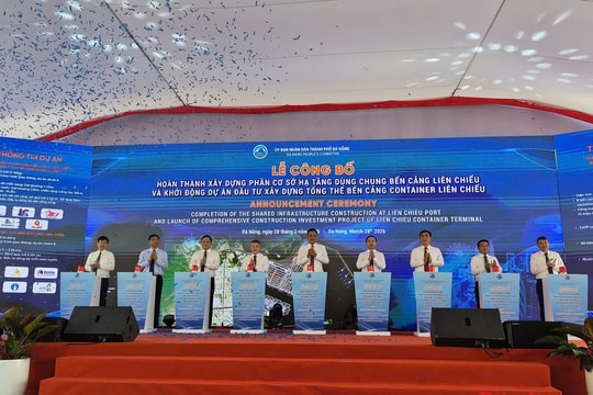 Đà Nẵng: Hoàn thành phần cơ sở dùng chung cảng Liên Chiểu hơn 3.400 tỷ đồng