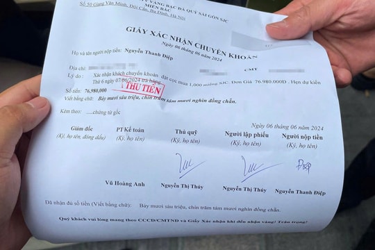 Cẩn trọng khi mua "vàng trên giấy"