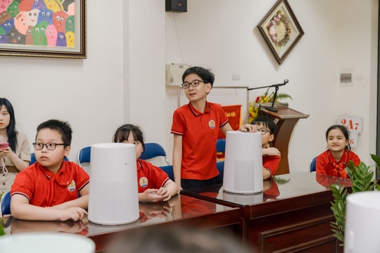 LG hỗ trợ cải thiện không khí học đường tại Hà Nội