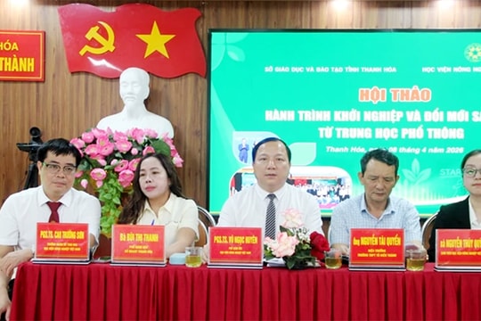 Thanh Hóa: khơi dậy tư duy sáng tạo, khả năng thích ứng và khát vọng khởi nghiệp