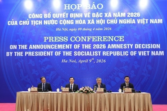 Công bố Quyết định đặc xá năm 2026 của Chủ tịch nước