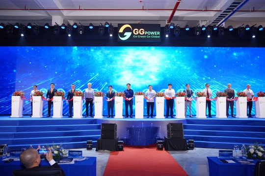 Nhà máy pin lưu trữ năng lượng GG Power ra mắt tại Hưng Yên