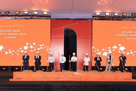 Khởi công dự án đô thị biển Coastal Quảng Ngãi
