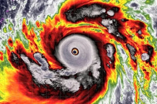 Siêu bão Sinlaku đang mạnh nhất thế giới năm 2026