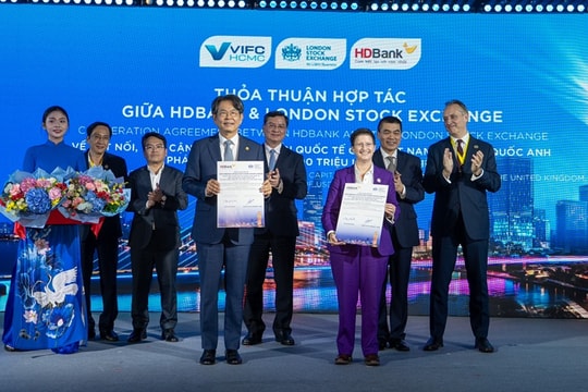 HDBank, VIFC-HCMC, LSE thiết lập quan hệ đối tác toàn diện, mở rộng kết nối thị trường vốn