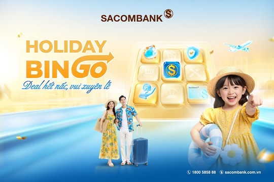 Sacombank giảm giá, hoàn tiền và tặng voucher lên đến 1 triệu đồng