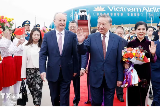 Tổng Bí thư, Chủ tịch nước Tô Lâm bắt đầu thăm cấp Nhà nước đến Trung Quốc