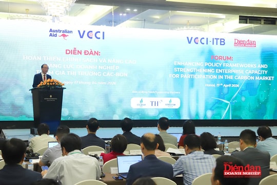 [TƯỜNG THUẬT] Diễn đàn “Hoàn thiện chính sách và nâng cao năng lực doanh nghiệp tham gia thị trường các-bon”