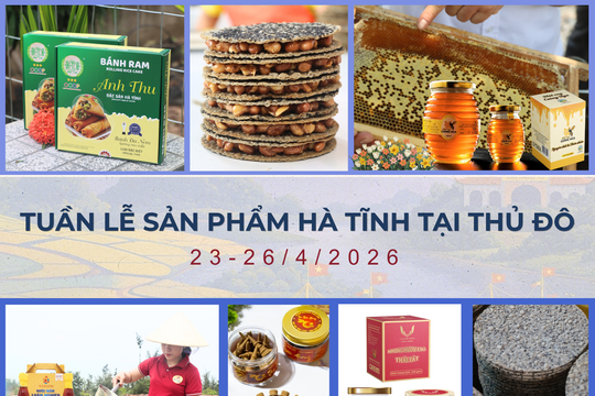 Tuần lễ sản phẩm Hà Tĩnh: Đưa đặc sản địa phương tiếp cận người tiêu dùng Thủ đô