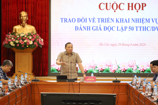 Tái cấu trúc 50 thủ tục hành chính trực tuyến thiết yếu