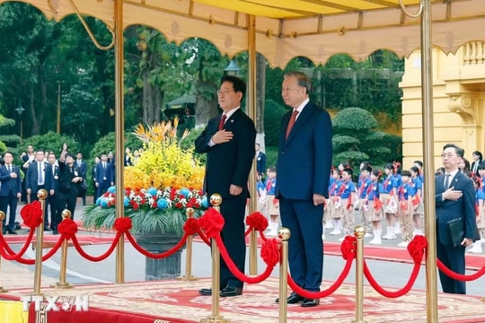 Tổng Bí thư, Chủ tịch nước Tô Lâm chủ trì Lễ đón chính thức Tổng thống Hàn Quốc