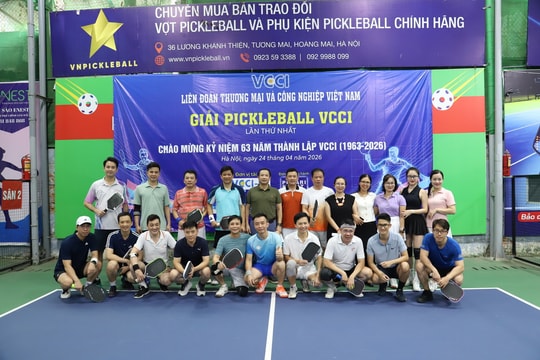 Giải Pickleball chào mừng 63 năm thành lập VCCI