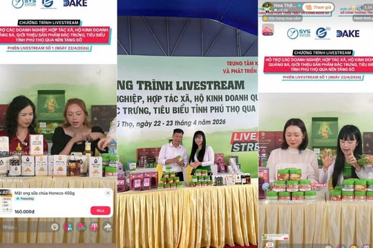 Livestream đưa đặc sản vùng miền “đi xa”