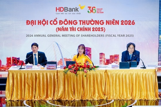 ĐHĐCĐ HDBank 2026: Lợi nhuận kế hoạch tăng 41%, quy mô tiệm cận 1,2 triệu tỷ đồng