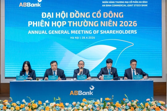 ĐHĐCĐ ABBank 2026: Mục tiêu lợi nhuận 4.500 tỷ đồng, tăng vốn lên hơn 20.000 tỷ, lộ trình niêm yết HOSE từ quý 4/2026