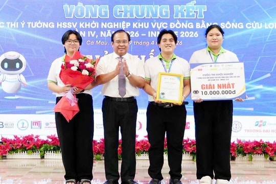 Cà Mau: Thúc đẩy tinh thần khởi nghiệp đổi mới sáng tạo của học sinh, sinh viên