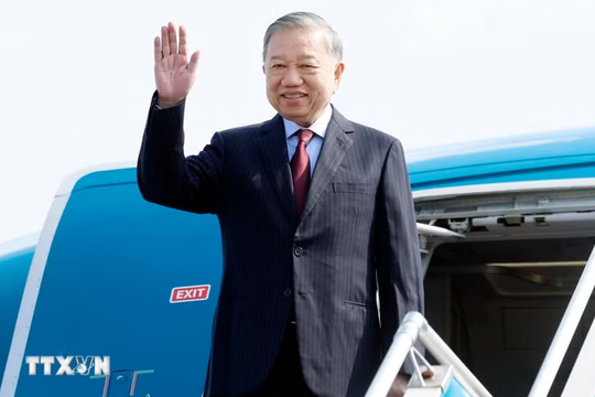 Tổng Bí thư, Chủ tịch nước Tô Lâm lên đường thăm cấp Nhà nước tới Cộng hòa Ấn Độ