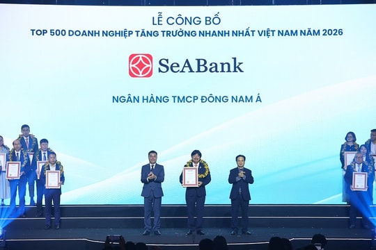 SeABank lần thứ 7 vào FAST500, củng cố nền tảng tăng trưởng bền vững
