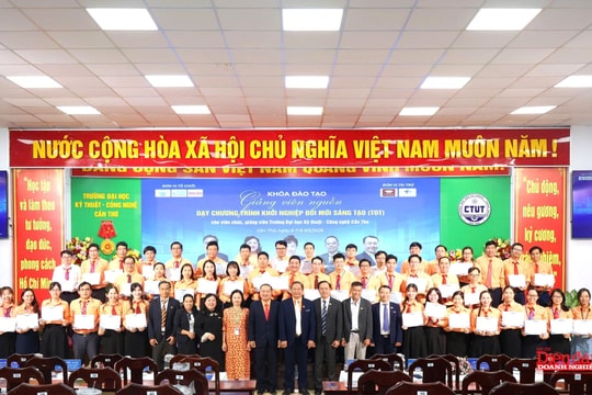 Nâng cao năng lực giảng dạy khởi nghiệp đổi mới sáng tạo cho đội ngũ giảng viên nguồn